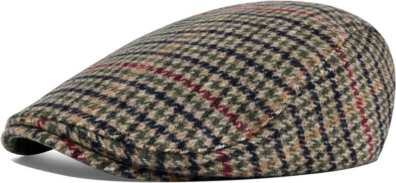 STARANCE 2 Pack Newsboy Hats for Men Wool Blend Ivy Driving Flat Cap - Image 5
